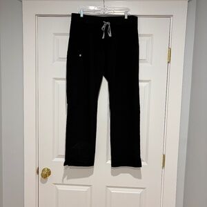 EUC KADE BLACK WOMEN'S FIGS SCRUB PANTS - Large